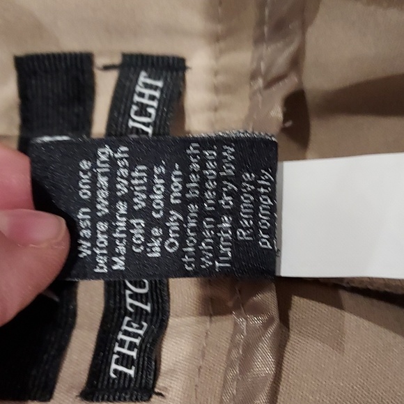 NWT Apt. 9 Light Tan  Easy Care Straight Leg Mid Rise Pants Size 14 - Picture 8 of 12